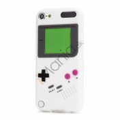 Retro Nintendo Game Boy Silikone Case Cover til iPod Touch 5 - Hvid