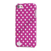 Hvide prikker & Rose Baggrund 2 i 1 Snap-On protektor Hard Case til iPod Touch 5