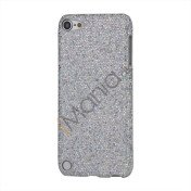 Bling Pailletter Beskyttende Hard Case Cover til iPod Touch 5 - Sølv