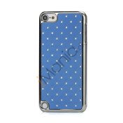 Superb  Diamant Galvaniseret Hard Case til iPod Touch 5 - Lyseblå