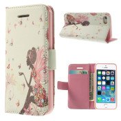 iPhone 5 Bling-etui - Sommerfuglepige