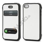 TPU Etui-Cover til iPhone 4 4S - Hvid