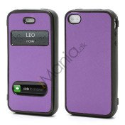 TPU Etui-Cover til iPhone 4 4S - Lilla