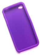 Silikonecover til iPhone 4, lilla