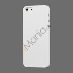 Tyndt Crystal Hard Case Cover til iPhone 5  - Hvid