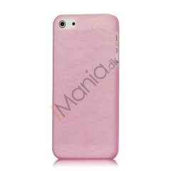 0.5mm Ultra Slim hårdt til iPhone 5 med små kvadrater - Pink