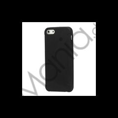 Stylish Blade TPU Gel Cover Case til iPhone 5 - Sort