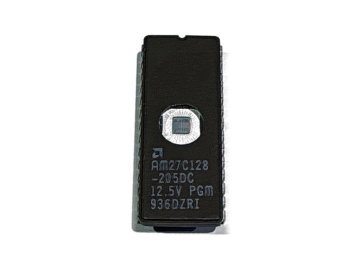 AMD AM27C128-205DC 16 KB UV-EPROM, brugt, blanktestet