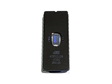 Atmel AT27C512R-15DC 64 KB UV-EPROM, brugt, blanktestet