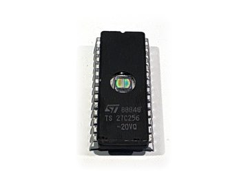 ST TS27C256-20VQ 32 KB UV-EPROM, brugt