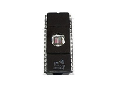 TI TMS2764JL-25 8 KB UV-EPROM, brugt, blanktestet