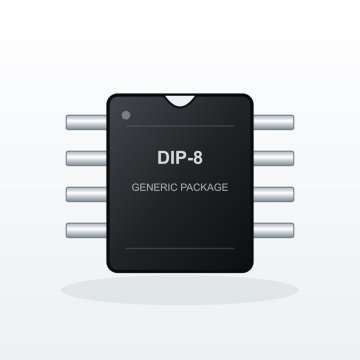 LF353N - dobbelt JFET-operationsforstærker, DIP-8, NOS