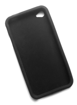 iPhone 4 silikonecover sort