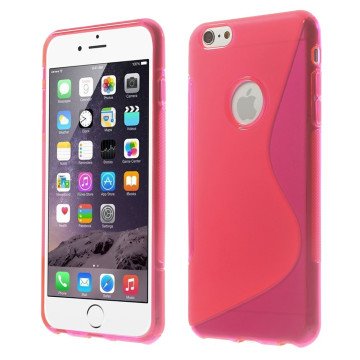 iPhone 6 Plus cover i med S-mønster, pink