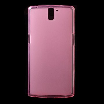 Pink Mat-gennemsigtigt TPU Cover til OnePlus One