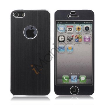 Luksus iPhone 5 Aluminium Skin, Sort