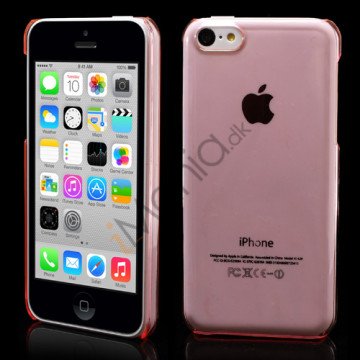 Gennemsigtigt iPhone 5C cover, let pink