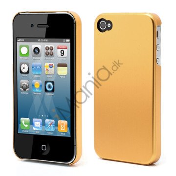 Tyndt iPhone 4 Aluminium Cover, Guldfarvet