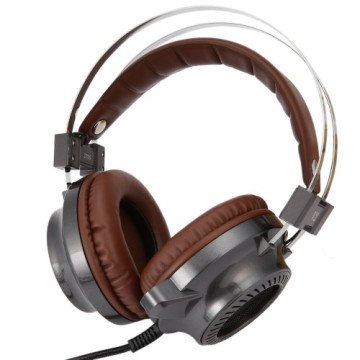 Gaming-headset med LED-lys