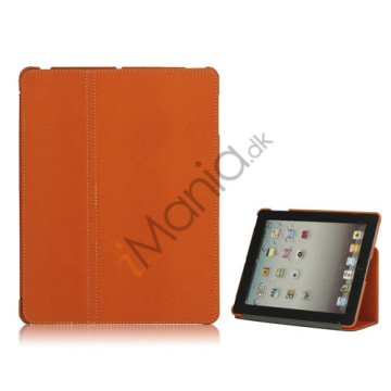 Premium Canvas Folio Case Holder til iPad 2 3 4 - Orange