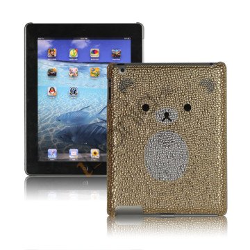 Adorable Rilakkuma Rhinestone Swarovski Taske til den nye iPad 3rd Generation - Gul