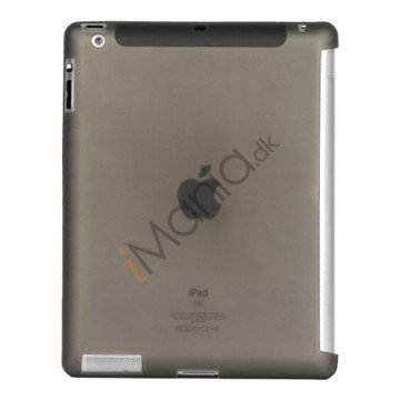 Smart Cover Companion TPU Gel Case til iPad 2 3 4 - Gennemsigtig Grå