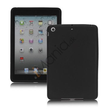 Soft Silicone Case Cover til iPad Mini - Sort