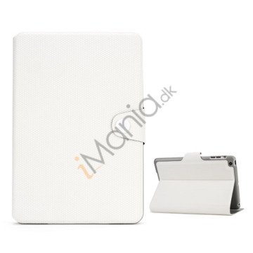 Fodbold Vein Magnetic Læder Stand Case til iPad Mini - Hvid