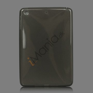 Glossy TPU Gel Case Cover til iPad Mini - Sort