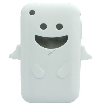 Engel med vinger iPhone 3G / 3GS cover, hvid