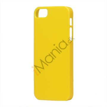 Glimmer Slim Hard Plastic Case til iPhone 5 - Gul