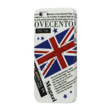 Blankt Union Jack Flag Hard Case iPhone 5 cover