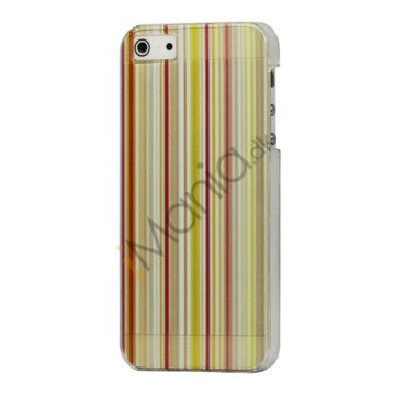 Farvelagt Lodret Bar Hard Cover Case til iPhone 5