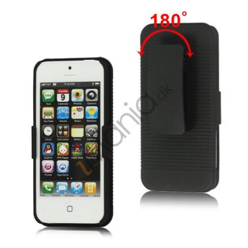 iPhone 5 Slide Case med Swivel Belt Clip Holster Stand