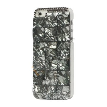 Square Gem Stone Smykkesten Hard Case iPhone 5 cover - Grå