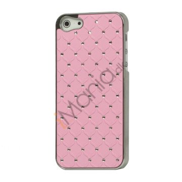 Baby ånde Diamante Metalbelagt Hard Case til iPhone 5 - Pink