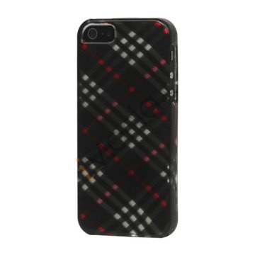 Stilfuld Lattice Blankt Hard Cover Case til iPhone 5