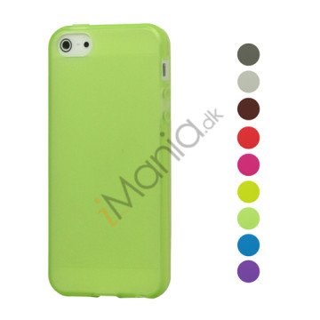 Frosted TPU Cover Case til iPhone 5