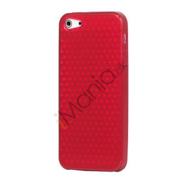 Diamond TPU Gel iPhone 5 cover - Rød