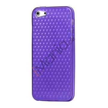 Diamond TPU Gel iPhone 5 cover - Lilla