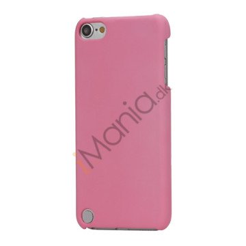 Gummibelagt hård plast Case Cover til iPod Touch 5 - Pink