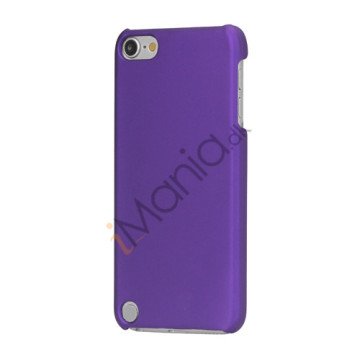 Gummibelagt hård plast Case Cover til iPod Touch 5 - Purple