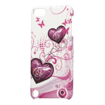 To Hjerter Hard Case Cover til iPod Touch 5