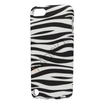 Vandret Zebra Mønster iPod Touch 5 TPU Gel Case