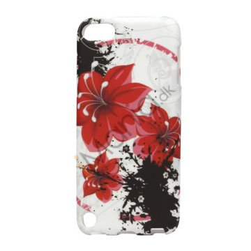 Røde Liljer blomster iPod Touch 5 TPU Gel Cover