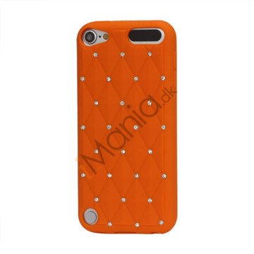 Smykkepræget Silicone Skin Case til iPod Touch 5 - Orange