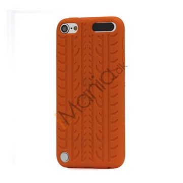 Dækmønster Silicone Cover til iPod Touch 5 - Orange