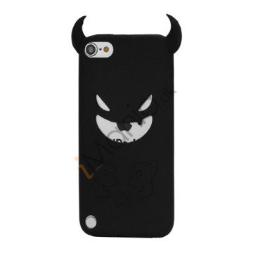 Djævel, blød Silikone Skin Case Cover til iPod Touch 5 - Sort