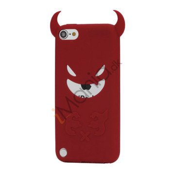 Djævel, blød Silikone Skin Case Cover til iPod Touch 5 - Rød