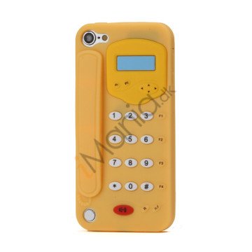 Telefon, Fleksibel silikone  Cover Case for iPod Touch 5 - Orange